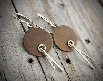 Sterling Silver Handmade Earrings By Joy Kruse Wild Prairie Silver 'Prairie Sticks'