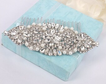 Naomi - Rhinestone Bridal Comb