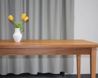 dining table wood, 79inch, ash