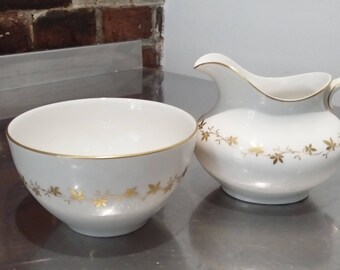 Royal Doulton Citadel Cream jug and Sugar Bowl Tea Time