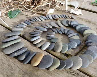 Ultra Flat and Smooth Colourful Pebbles From The Irish Coast