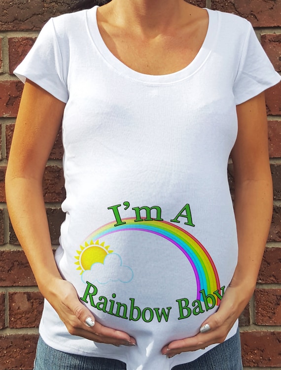 I’m A Rainbow Baby Pregnancy Reveal T-Shirt