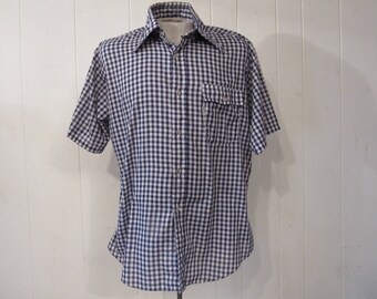 Vintage shirt, Levis shirt, short sleeve shirt, 70s shirt, vintage Levis, vintage clothing, L