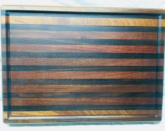 Walnut and Mahogany cutting board