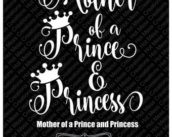 Download Mother of a princess | Etsy