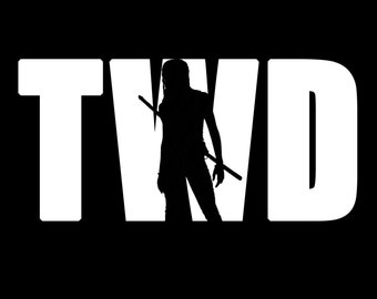 The Walking Dead with Michonne #2 Vinyl Sticker