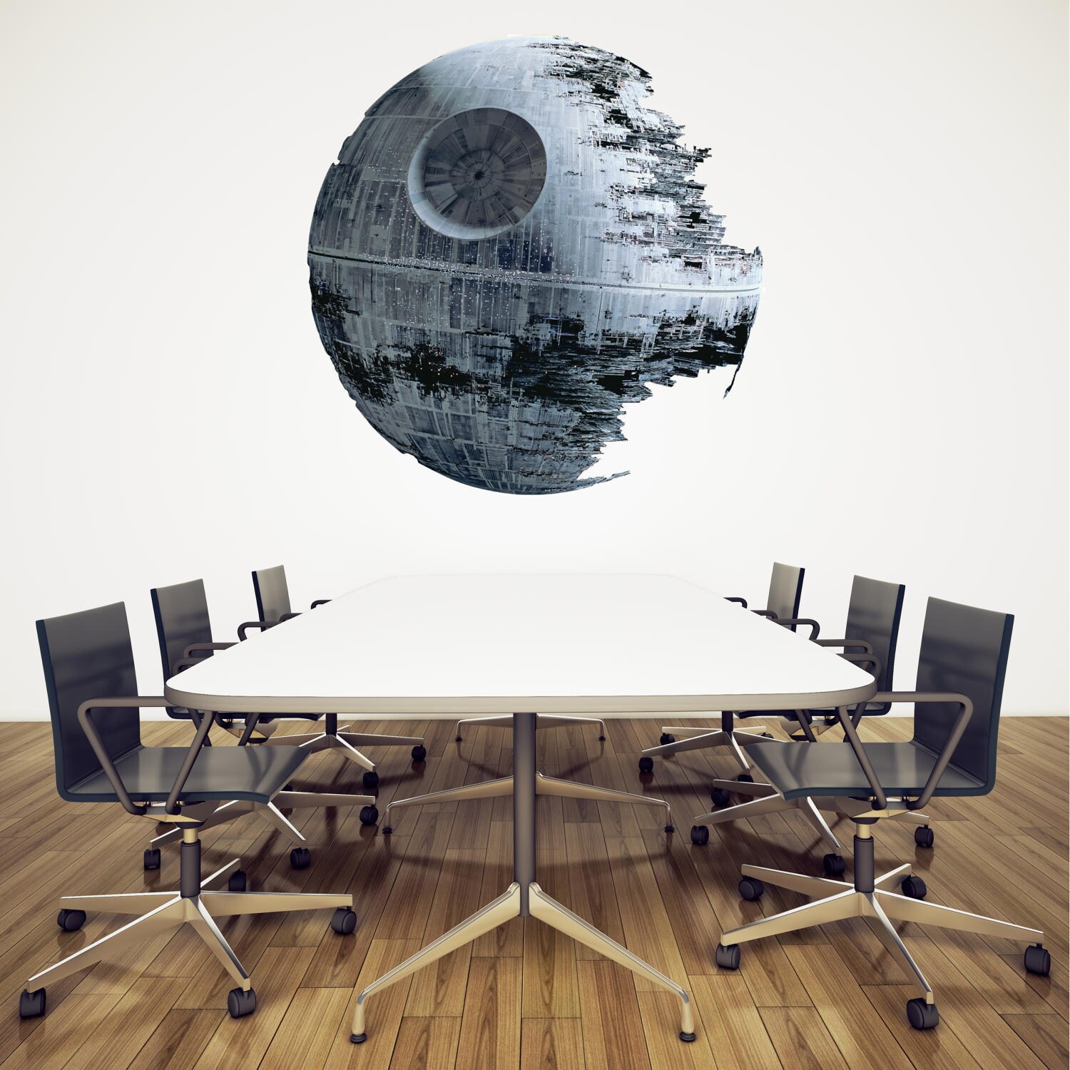 Death Star Wall Decal Star Wars Art Decor Star Wars Decal