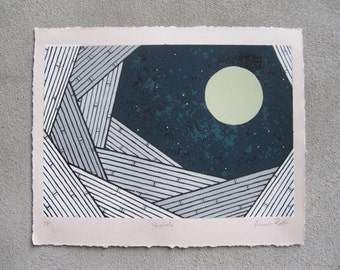 Porthole: 8 Color Screenprint