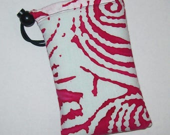 Pipe Pouch, Trippy Pink Swirls, Pipe Case, Pipe Bag, Padded Pipe Pouch, Hippie, Hippy, 420, Smoking Accessories, Stoner Gift - 5" DRAWSTRING