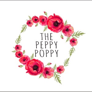 Poppy logo | Etsy