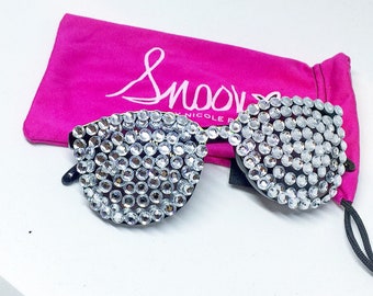 Snooki Sunglasses Jersey Shore Sunglasses Rhinestone Sunglasses