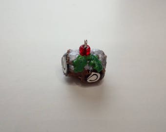 Buche de Noel Progress Keeper or Stitch Marker