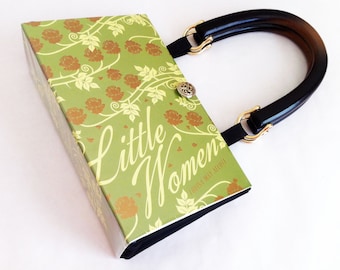 Little Women Recycled Book Purse - Book Lover Gift - Louisa May Alcott Recycled Book Cover Handbag - Childhood Gift - Purse made from a book