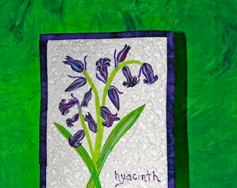 Hyacinth - Miniature Wall Quilt