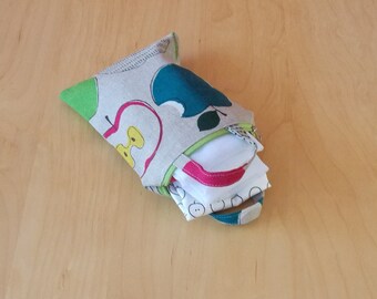 Set of 5 Reusable Bags for Bulk Shopping, Zero Waste