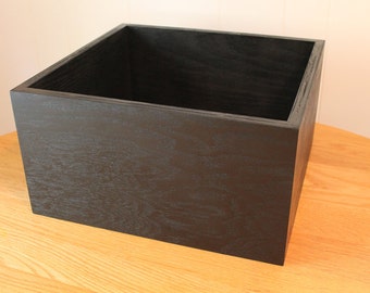 Black wood box | Etsy