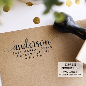 Address Stamp - Self Inking Return Address Stamp - rubber stamp - Custom and Personalized Stamp, Housewarming gift