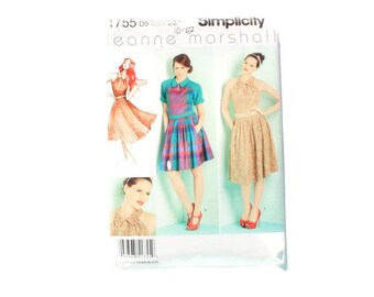 2000 Sewing Pattern - Simplicity 1755 - Leanne Marshall Party Dress