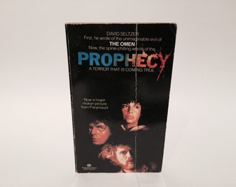Vintage Horror Book Prophecy by David Seltzer 1979 Movie Tie-In Edition Paperback