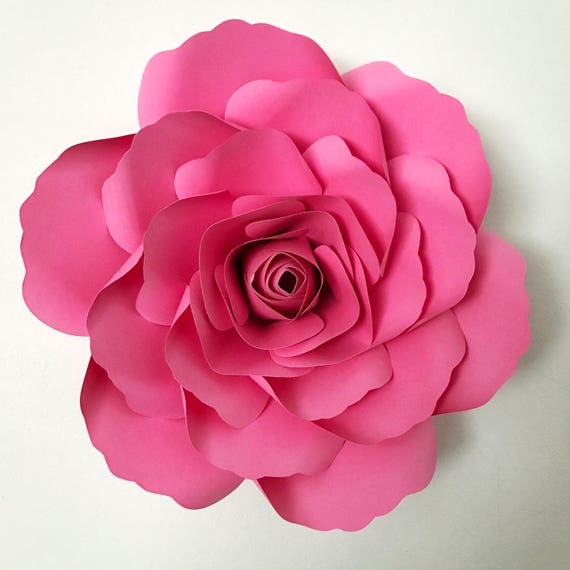 PDF Petal 14 Paper Flower Template with Base DIGITAL Version