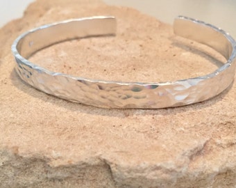 Hammered sterling silver cuff bracelet, cuff bracelet, hammered sterling silver bracelet, sterling silver bangle, hammered bangle bracelet