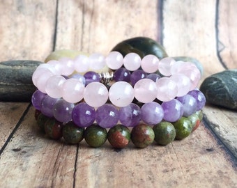 Positive Pregnancy Stack, Pregnancy Crystal Bracelet, Pregnancy Gift, Baby Shower Gift, Mom to be Bracelet, Childbirth Bracelet.