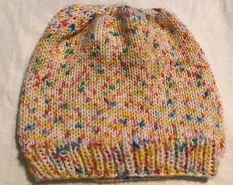 Rainbow Confetti Beanie