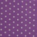 1/2 metre of Wide Fabric with White Stars on a Violet Background