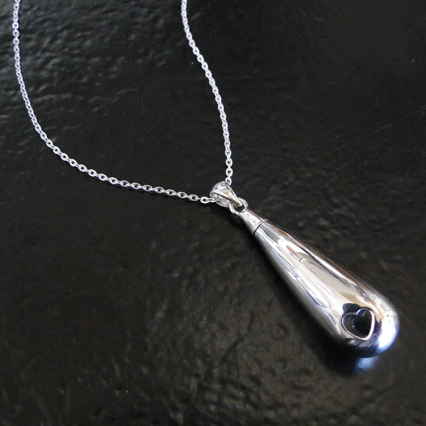 Ash Container Necklace Cremation Necklace Sterling Silver