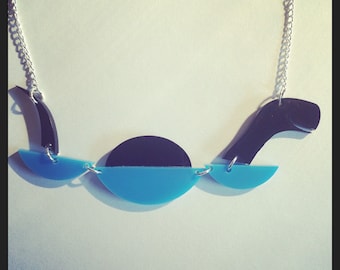 Nessie The Loch Ness Monster Acrylic Necklace