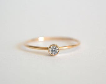 14k Gold Engagement Ring, 14k Gold Diamond Ring, 14k Rose Gold Diamond Ring, 14k White Gold Diamond Ring, Engagement Ring Gold, Gold CZ Ring