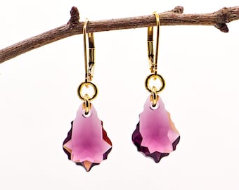Swarovski Baroque Crystal Earrings