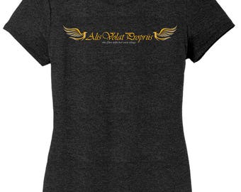 Alis Volat Propriis - She flies with her own wings t-shirt