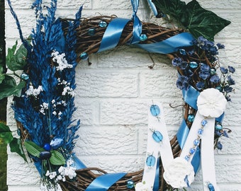 Letter "M" Home decoration Wreath