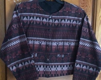 Guatemalan Embroidered Jacket 90's