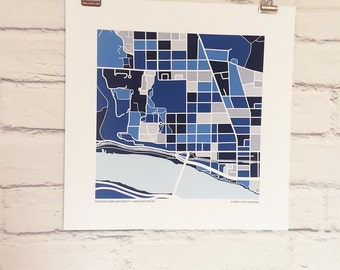 Georgetown University Map Print