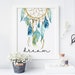 light blue dream catcher wall art