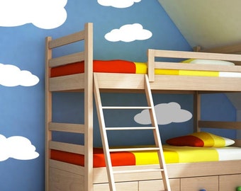 Puffy Cloud Wall Decal Set of 6