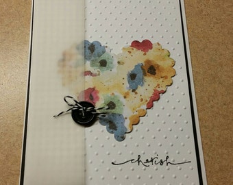 Handmade Sympathy Card. Bereavement. Grief. Loss of a Loved One.