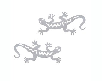 Gecko charms stainless steel hypoallergenic charms 2pcs
