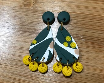 Wattle Polymer Clay Dangles