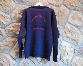 1987 America's Cup Wool Sweater - SIZE XL