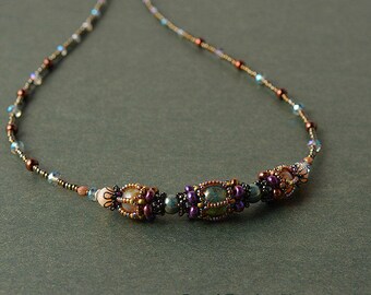 Beadwoven Victorian Necklace