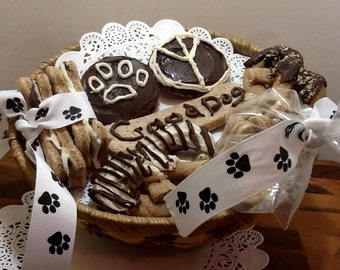 Dog Gift Basket - Gourmet Peanut Butter