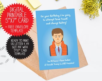 funny birthday card printable etsy