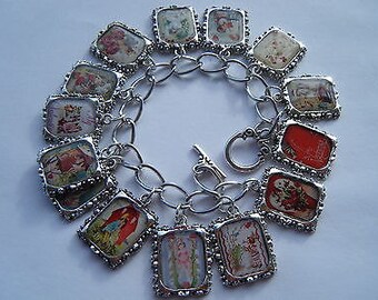 Valentines Altered Art Bracelet