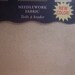 14 Count 14 x 18 in. DMC Aida Natural with Metallic Silver Cross Stitch Fabric