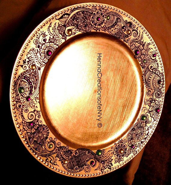 decorative candle plates