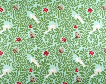 In From the Cold Kate Spain Christmas Birdsong mint moda fabrics FQ or more