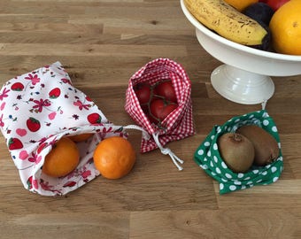 Reusable vegetable Bags-zero waste-produce bags-washable